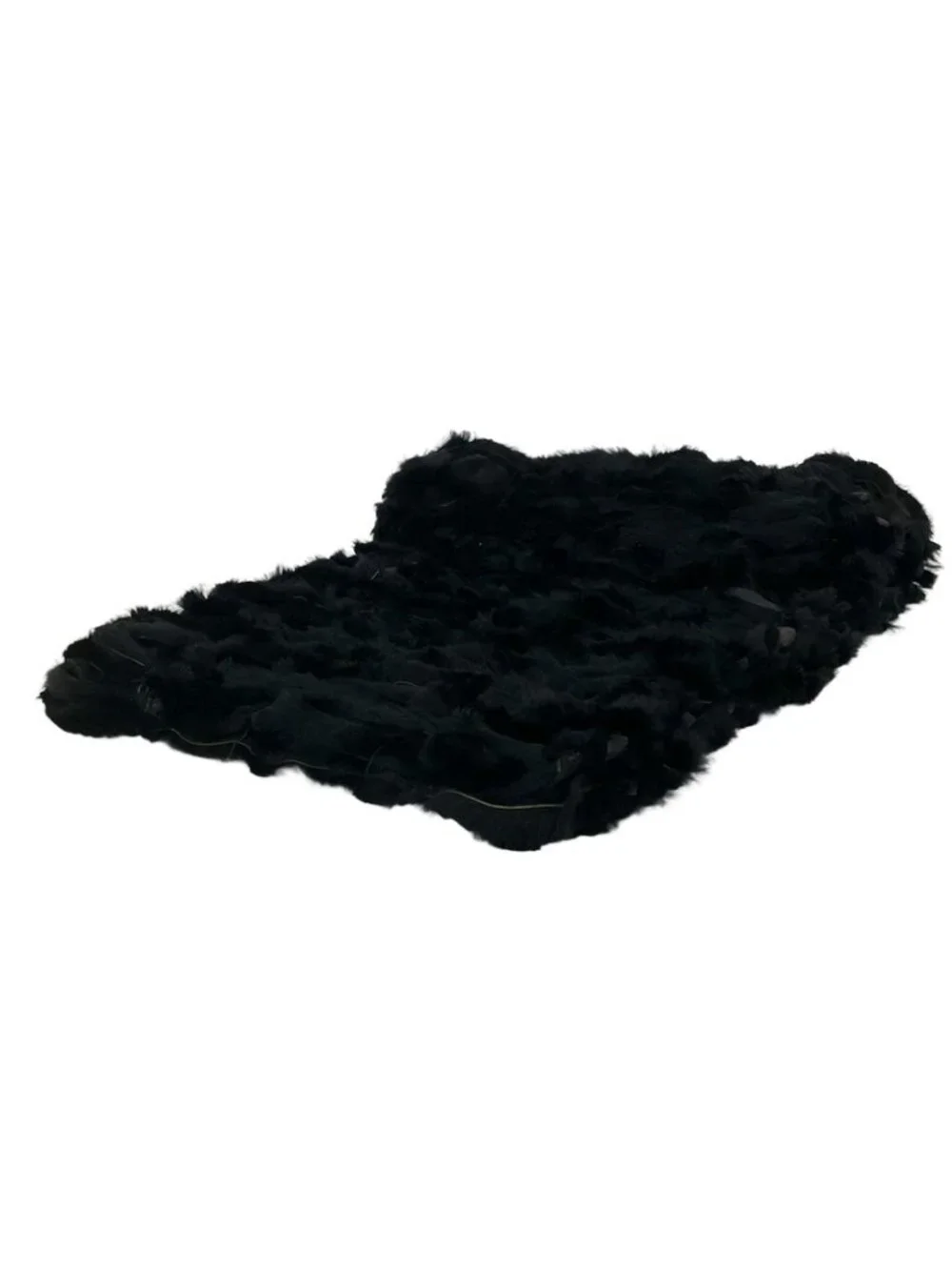 Fendi Shawl Black Fur Scarf